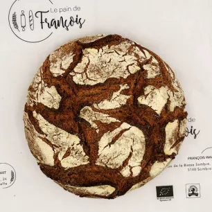 Pain levain seigle 100%