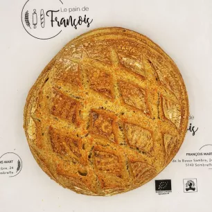 Pain levain froment 80% Pain levain froment 80%