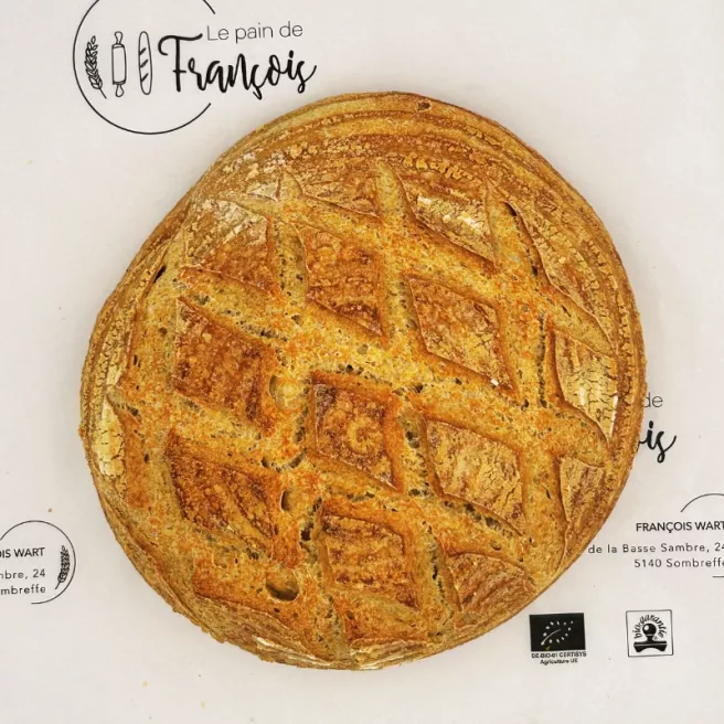 Pain levain froment 80%