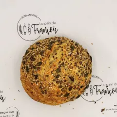 Pain levain froment 80% multigraines