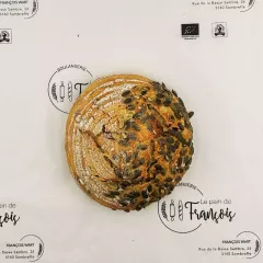 Pain levain froment 80% potiron BIO