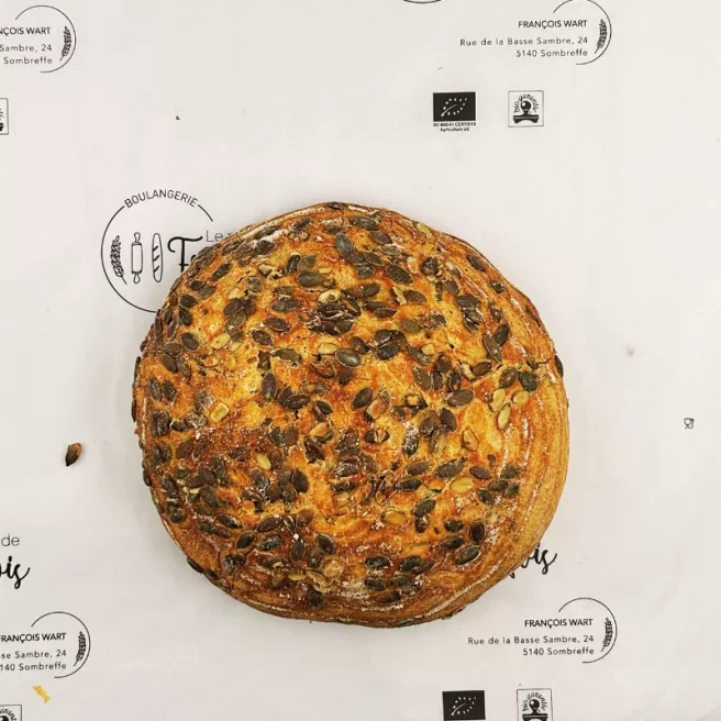 Pain levain froment 80% potiron BIO